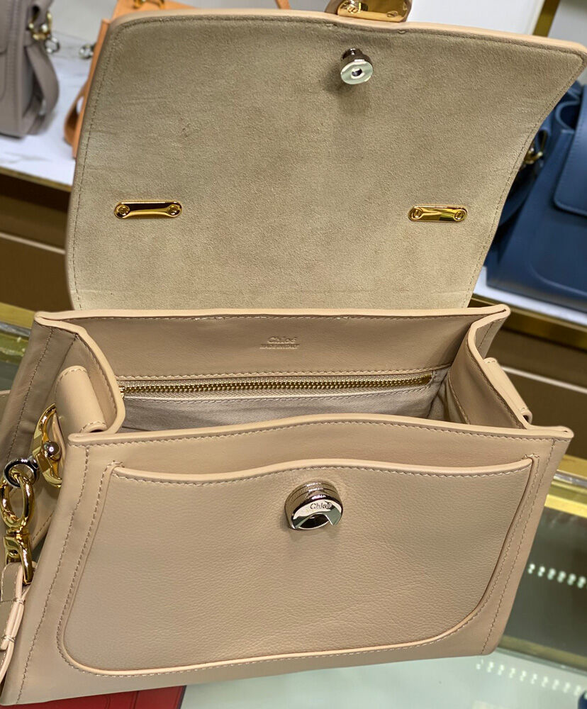 Chloe Small Tess Day Bag Shoulder Bag Cream